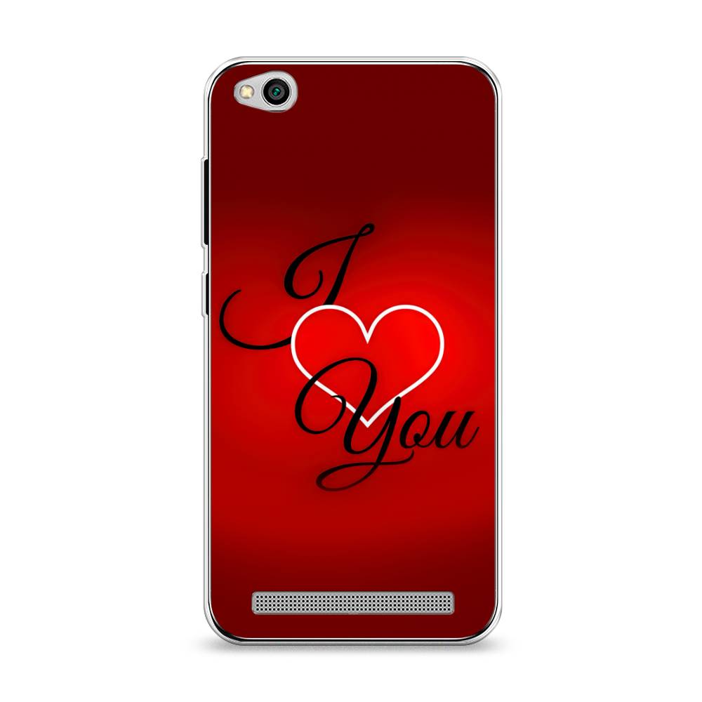 

Чехол Awog на Xiaomi Redmi 5A "I love you 3", Разноцветный, 32850-6