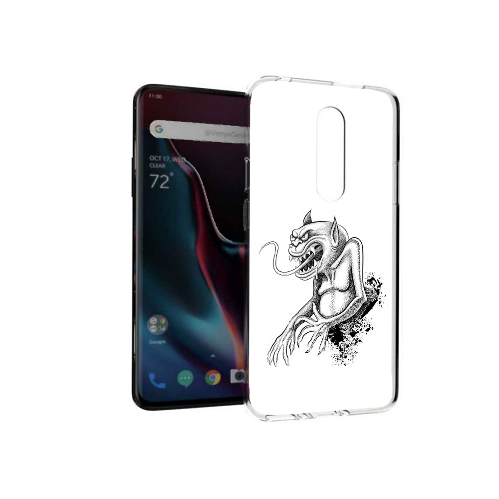 

Чехол MyPads Tocco для OnePlus 7 Pro чорт (PT139735.130.692), Прозрачный, Tocco