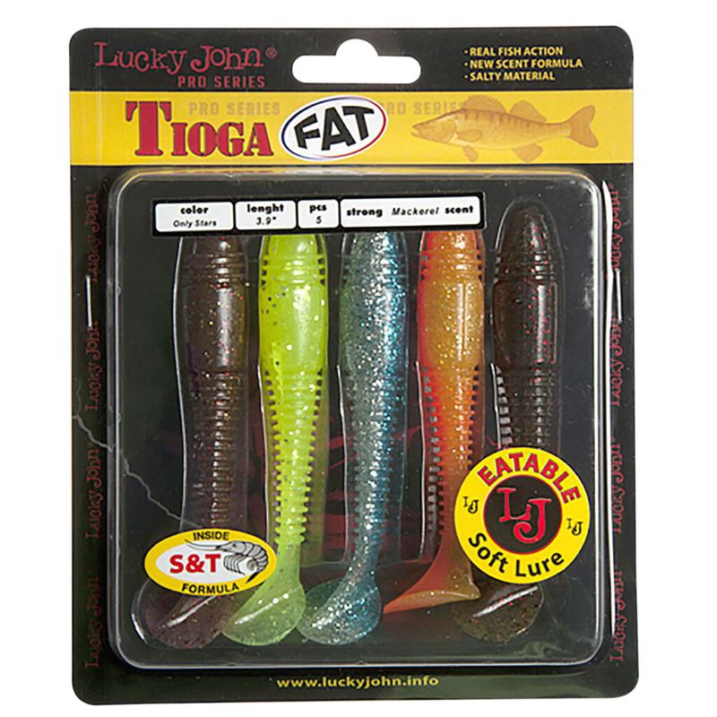 

Искусственные съедобные виброхвосты LJ Pro Series TIOGA FAT, MIX1, 10.00 см, 5 шт., Разноцветный, Pro Series Tioga