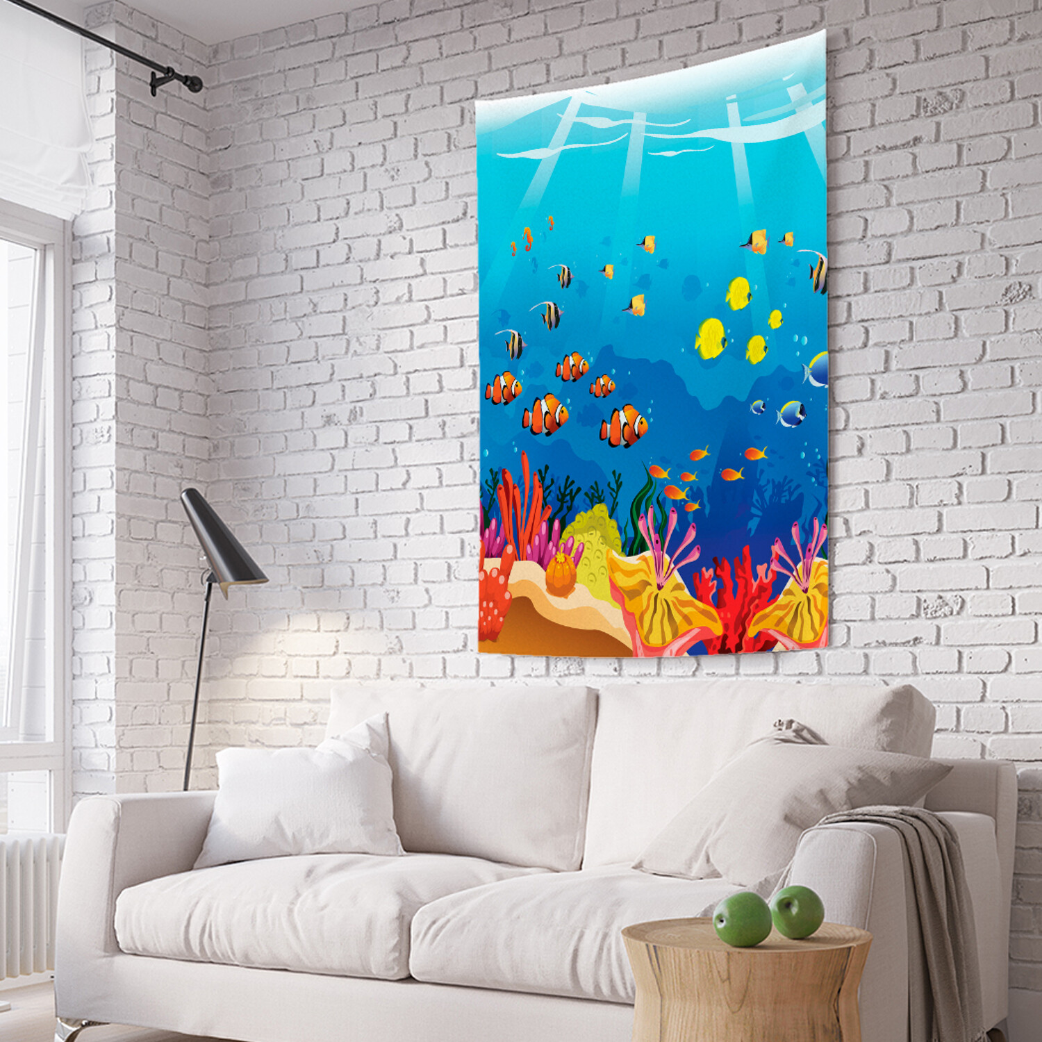 

Вертикальное фотопанно на стену JoyArty Сказочное дно 150x200 см, Сказочное дно