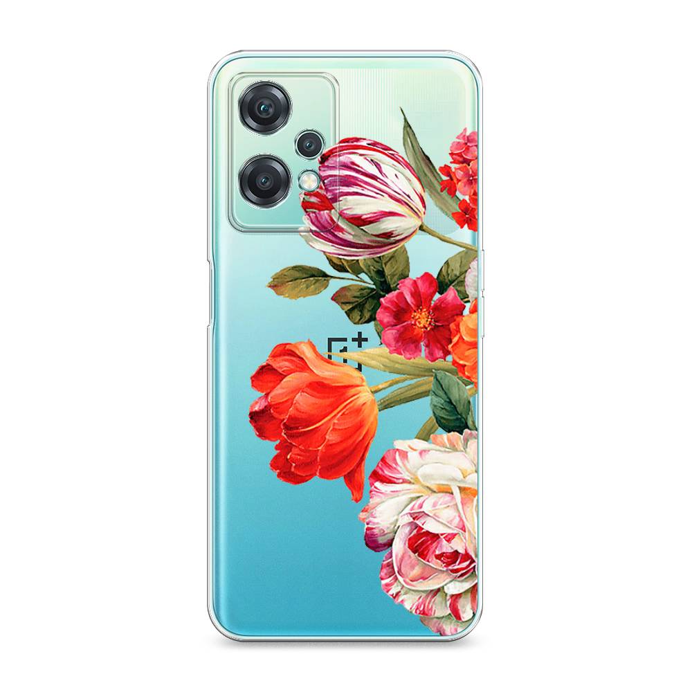 фото Силиконовый чехол "весенний букет" на oneplus nord ce 2 lite 5g awog