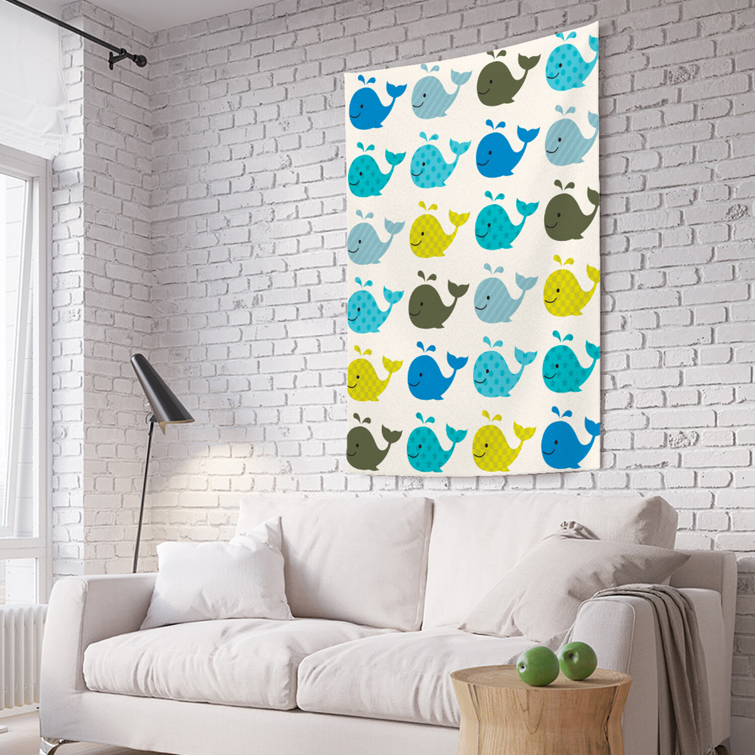 

Вертикальное фотопанно на стену JoyArty Пятнистые киты 150x200 см, Пятнистые киты