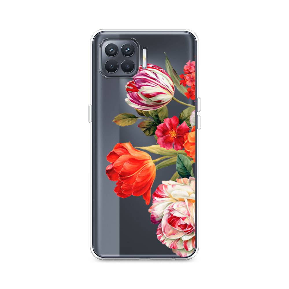 

Чехол Awog на Oppo Reno 4 Lite/A93 "Весенний букет", Разноцветный, 255350-8