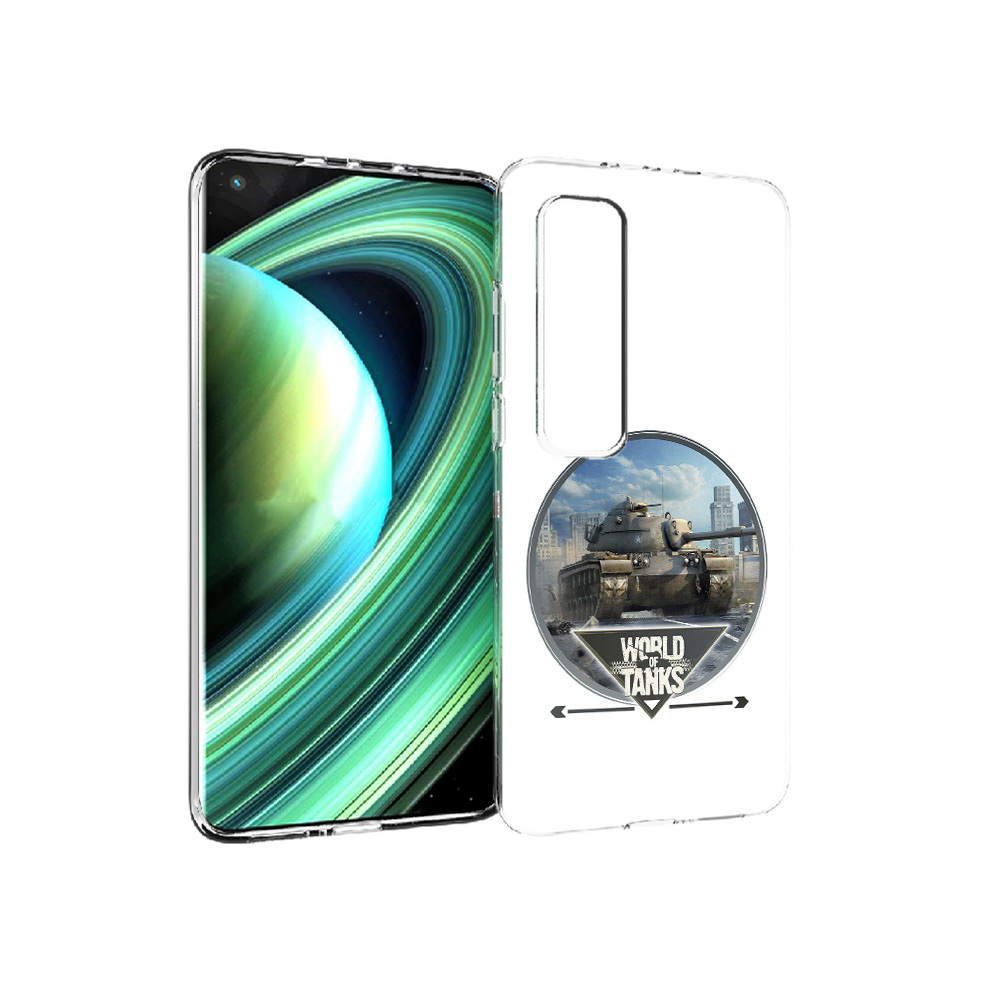 

Чехол MyPads Tocco для Xiaomi Mi 10 Ultra Мир танков (PT156404.264.119), Прозрачный, Tocco