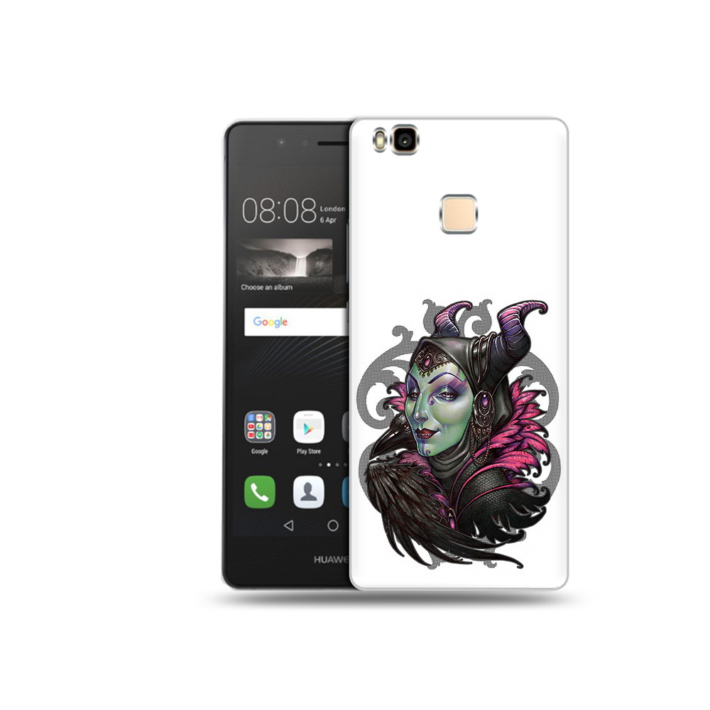 

Чехол MyPads Tocco для Huawei P9 Lite зеленая девушка с вороном (PT74547.57.357), Прозрачный, Tocco