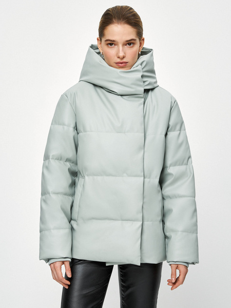 

Кожаная куртка женская ZARINA 3122411111 зеленая M, 3122411111