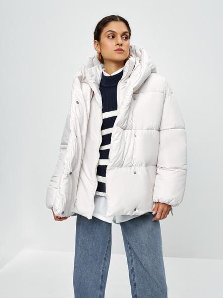 

Куртка женская ZARINA 3121414114 бежевая 2XL, Бежевый, 3121414114