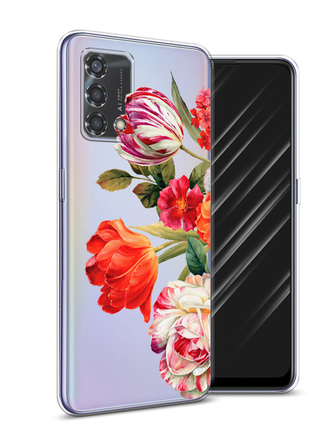 

Чехол Awog на Oppo Reno 6 Lite "Весенний букет", Разноцветный, 259550-8