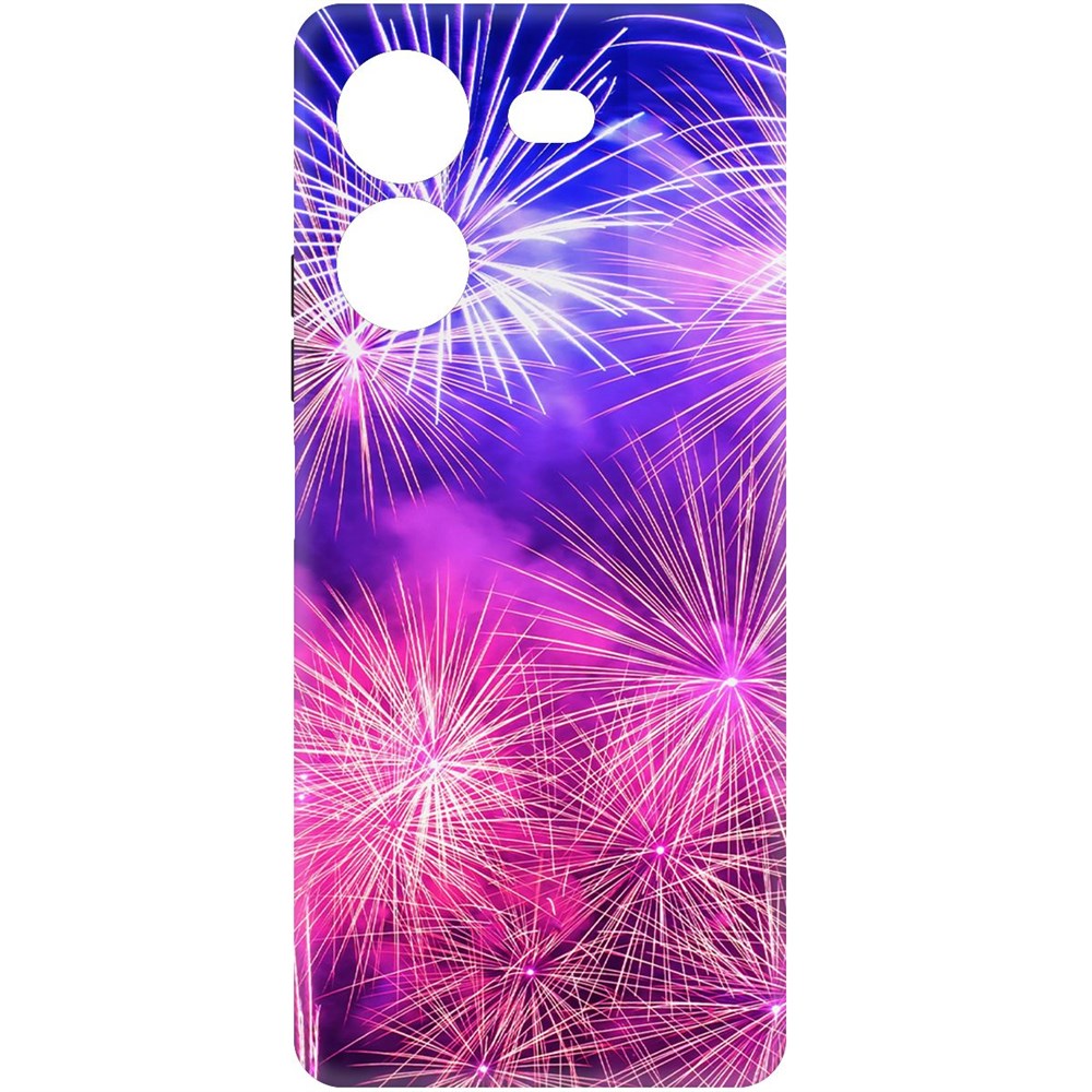 

Чехол-накладка Krutoff Soft Case Салют для Tecno Pova 5 черный