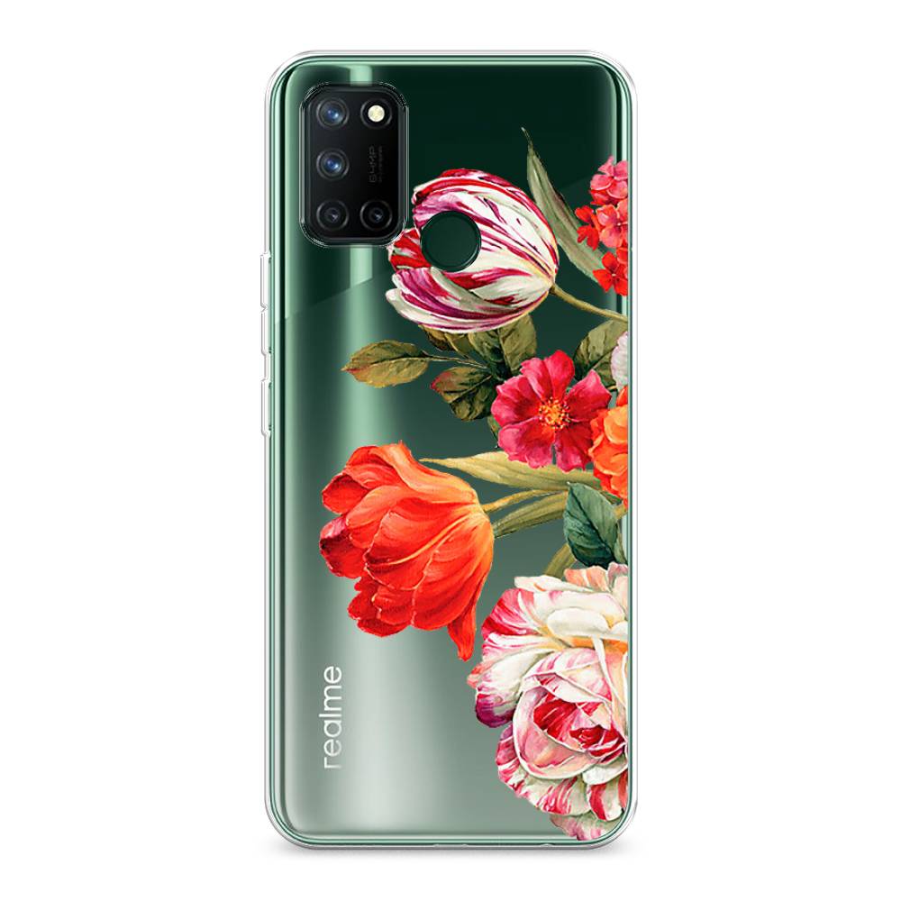 

Чехол Awog на Realme 7i "Весенний букет", Разноцветный, 253950-8