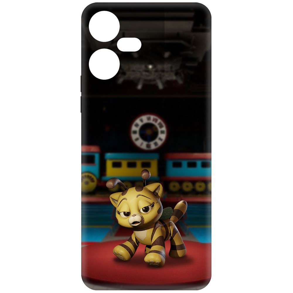 

Чехол-накладка Krutoff Soft Case Хаги Ваги - Кошка-Пчёлка для Tecno Pova Neo 3 черный