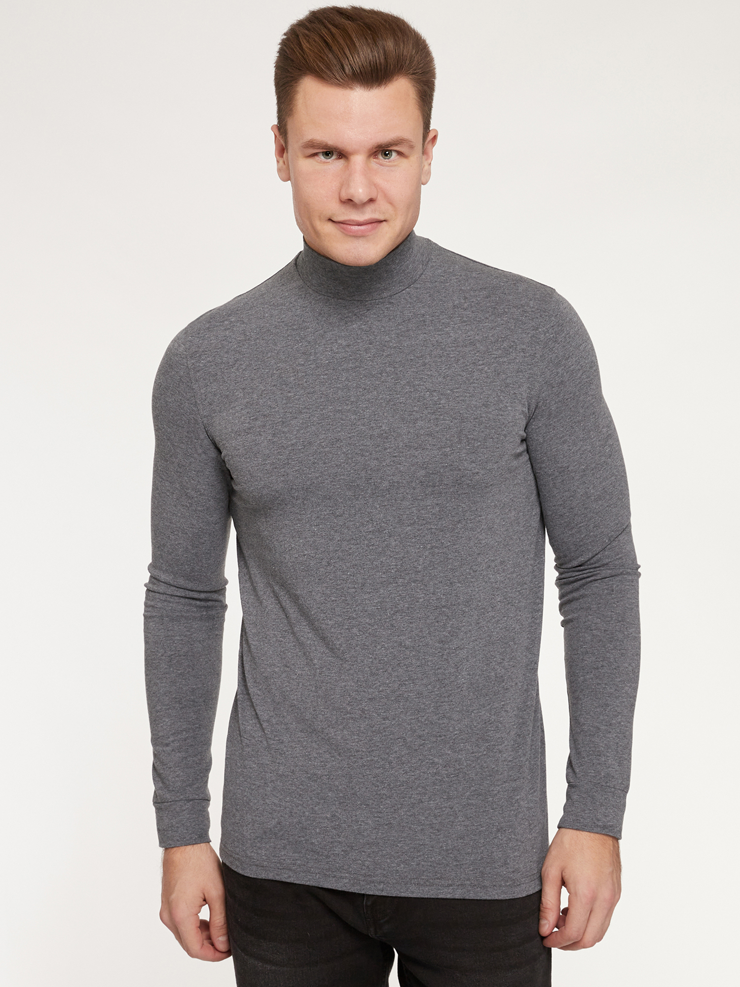 

Водолазка мужская oodji 5B513002M серая 2XL, 5B513002M