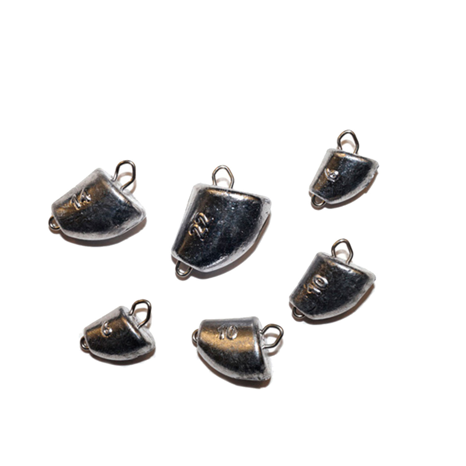 

Грузила Cargo Чебурашка разборная Грузила Cargo Зубец 16г 20шт, Серебристый, Чебурашка зубец