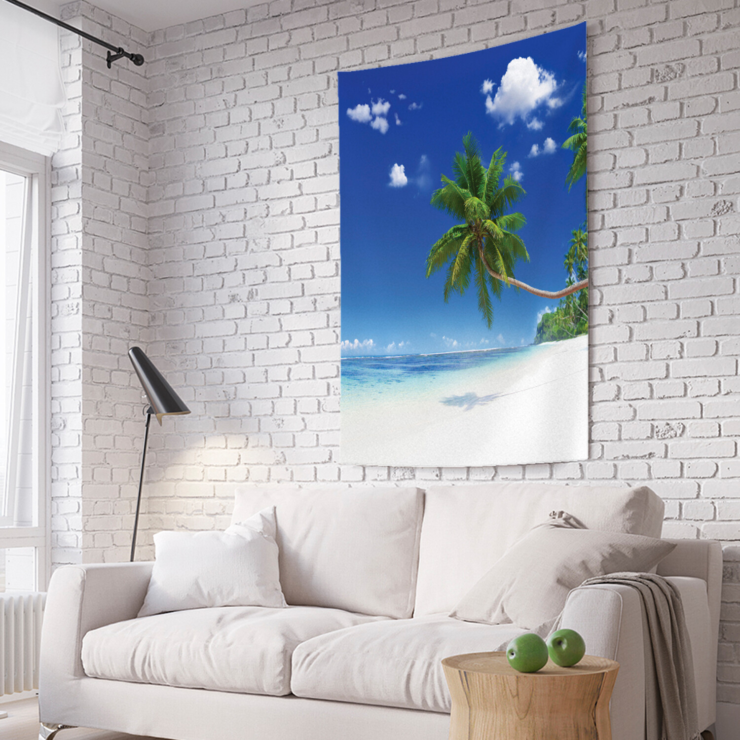 

Вертикальное фотопанно на стену JoyArty Спокойный пляж 150x200 см, Спокойный пляж