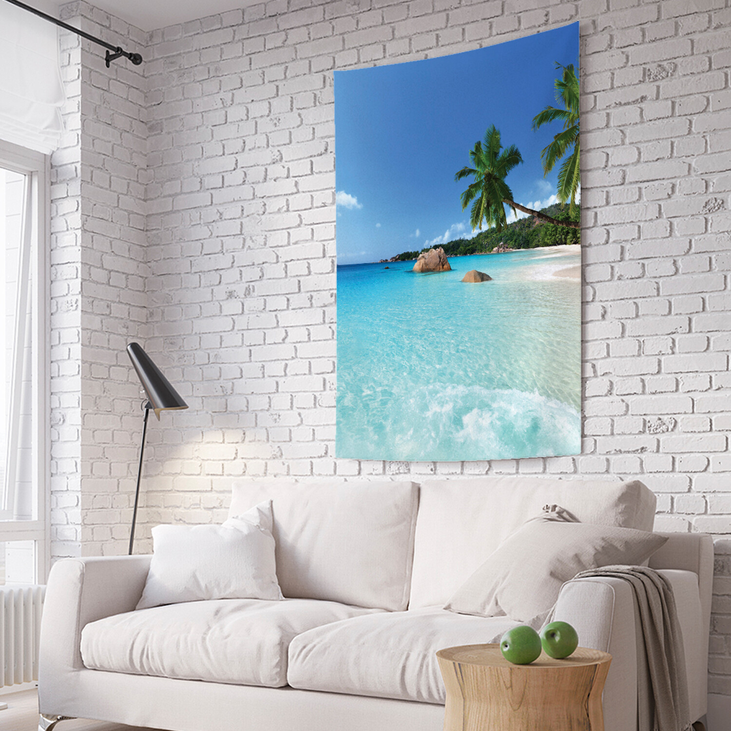 

Вертикальное фотопанно на стену JoyArty Солнечный день на пляже 150x200 см, Солнечный день на пляже