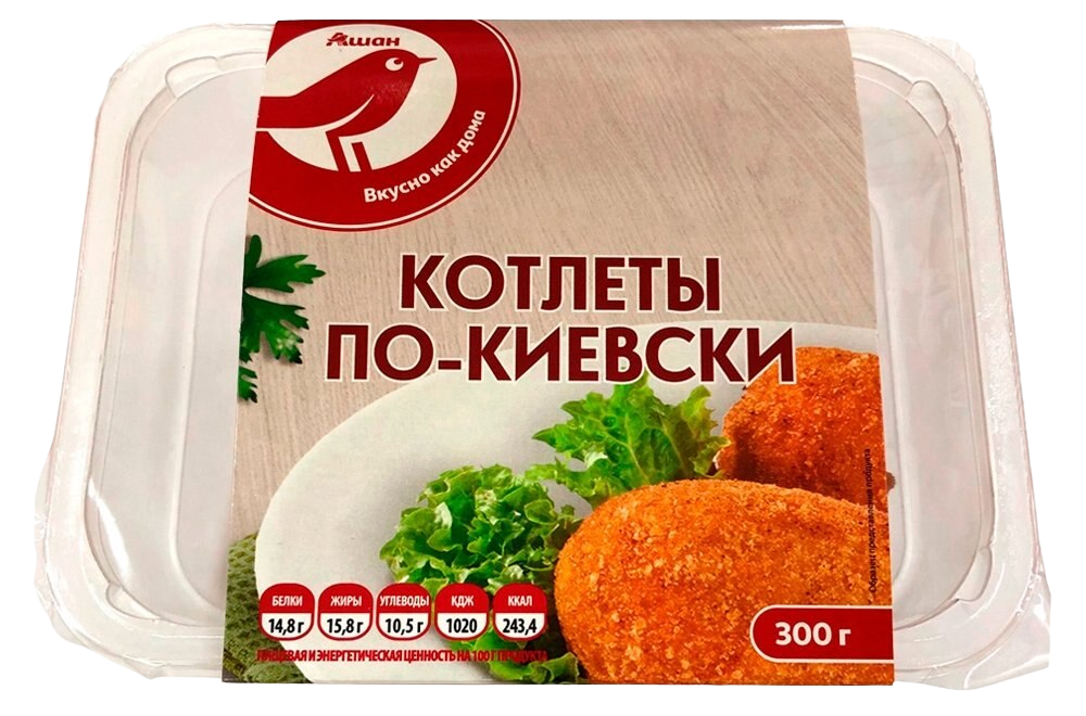 

Котлеты Красная Птица по-киевски жареные