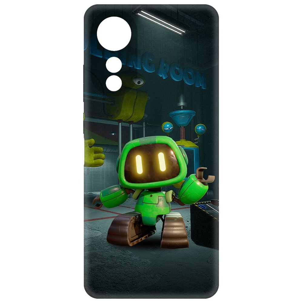 

Чехол-накладка Krutoff Soft Case Хаги Ваги - Буги-бот для Oppo A78 4G черный