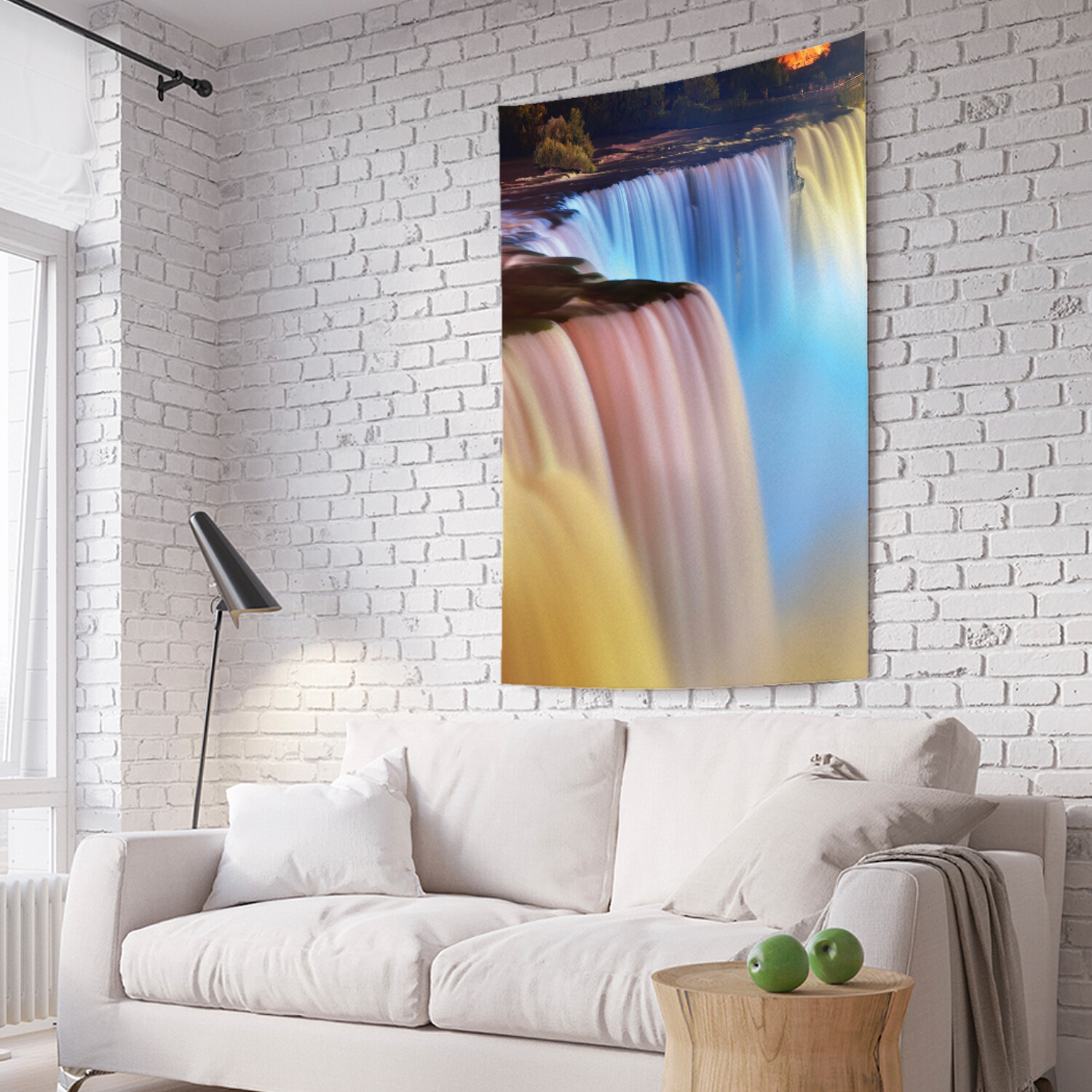 

Вертикальное фотопанно на стену JoyArty Радужный водопад 150x200 см, Радужный водопад
