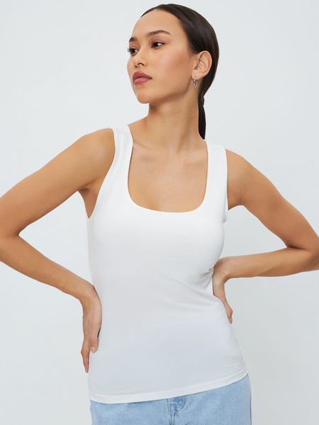 

Майка женская ZARINA 3123519400 белая XL, 3123519400