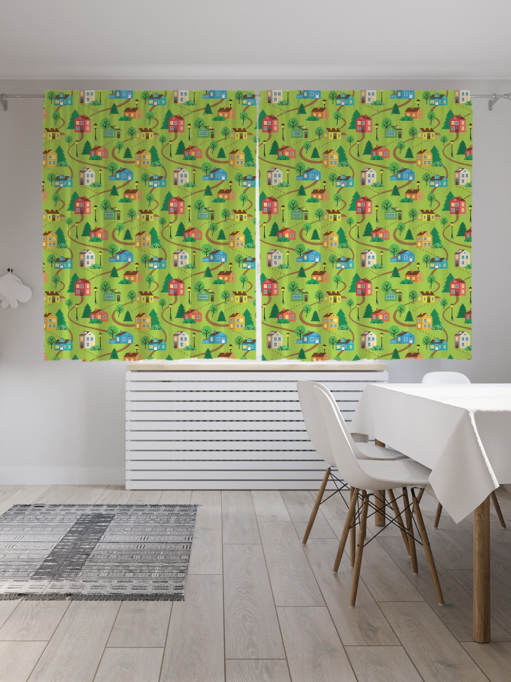 

Классические шторы JoyArty "Дороги к дому", серия Oxford DeLux, 2 полотна 145x180 см, Дороги к дому