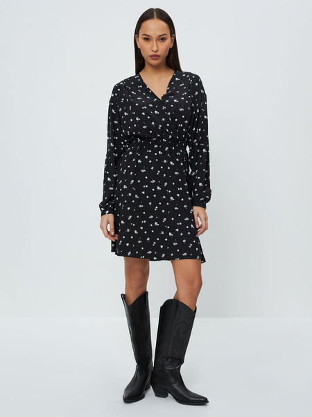 

Платье женское ZARINA 3123008507 черное XS, Черный, 3123008507