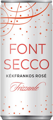 

Игристое вино "Font Secco" Kekfrankos Rose Frizzante, 2020, in can, 0,25 л
