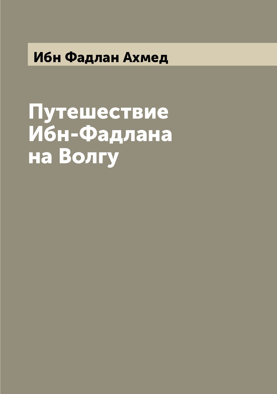 

Путешествие Ибн-Фадлана на Волгу