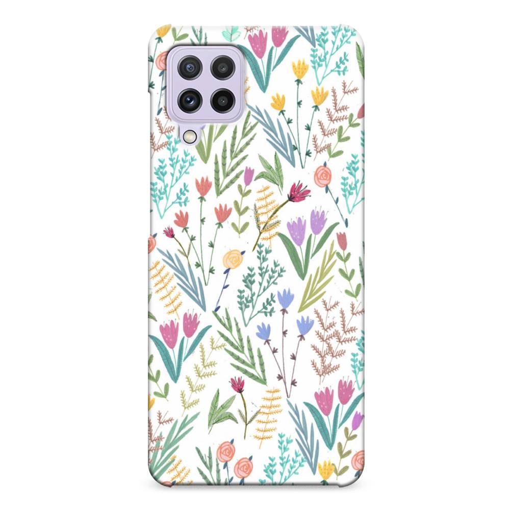 

Пластиковый чехол "Полевые цветы рисунок" на Samsung Galaxy A22
