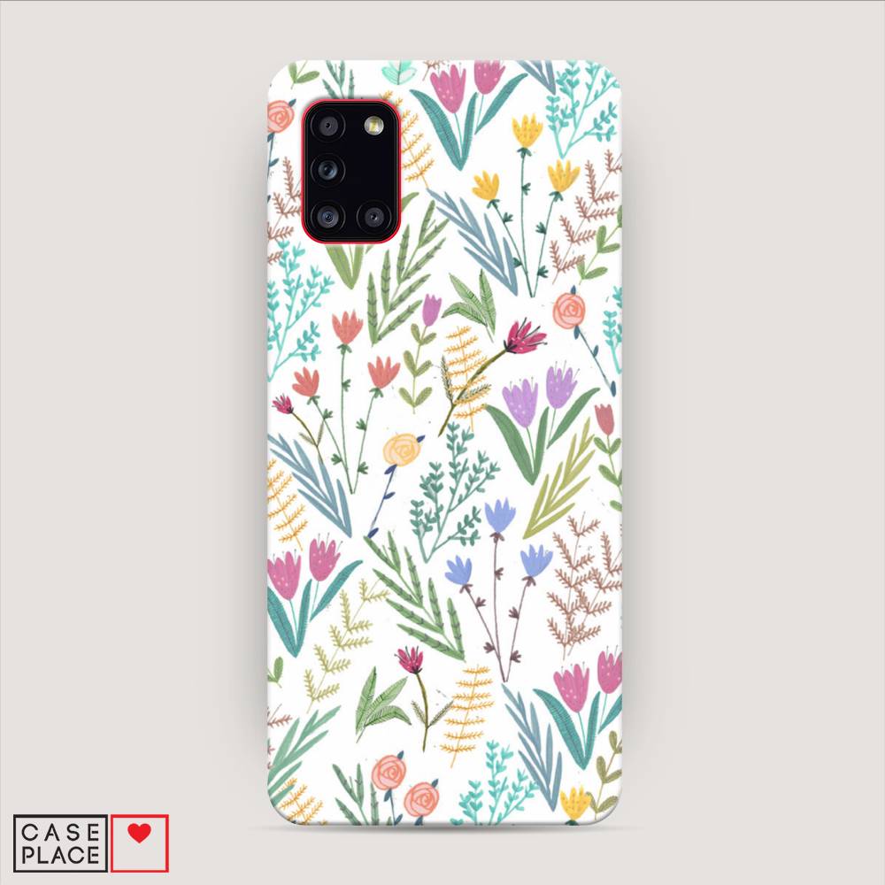 

Пластиковый чехол "Полевые цветы рисунок" на Samsung Galaxy A31, 2100320-6