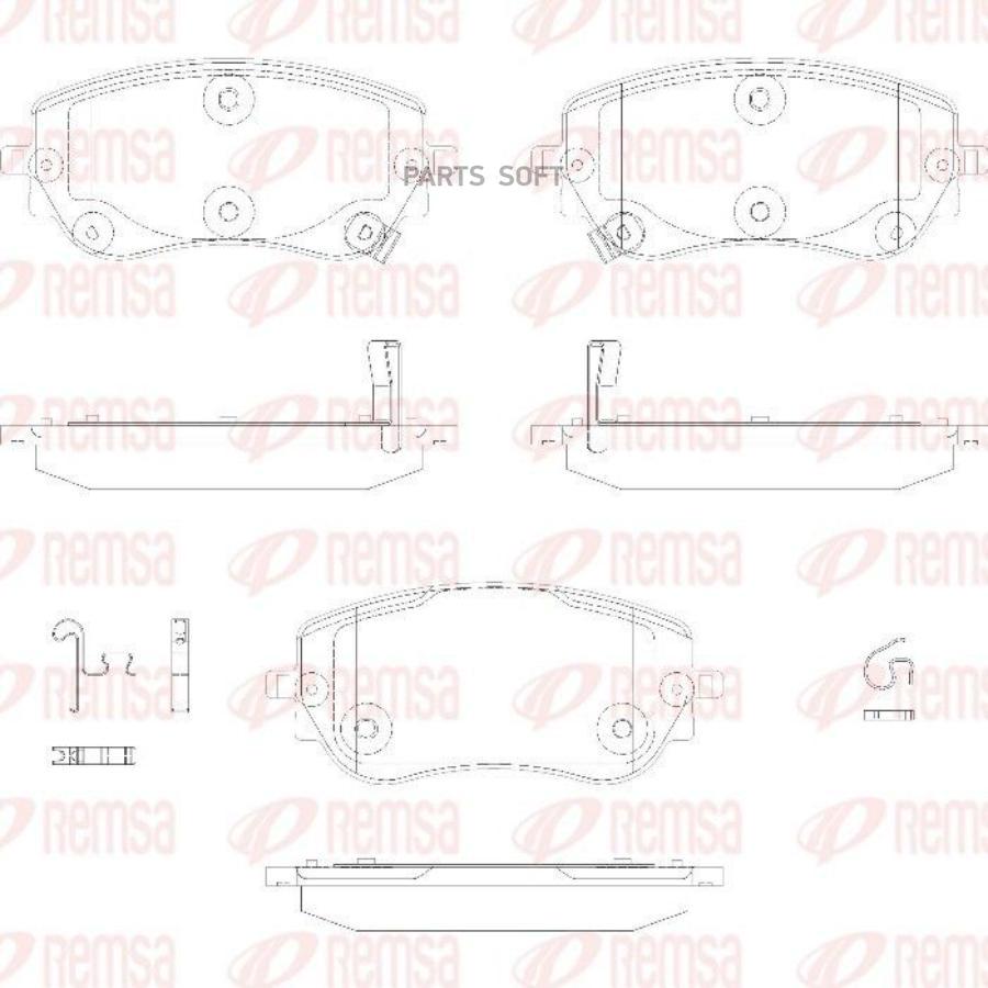 

Колодки Тормозные Дисковые Передн Fiat 500E 20>