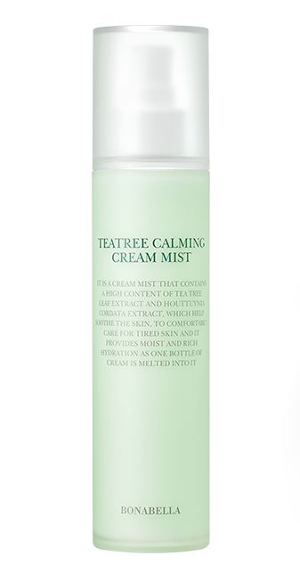 фото Успокаивающий мист для лица с экстрактом чайного дерева teatree calming cream mist, 50 мл bonabella