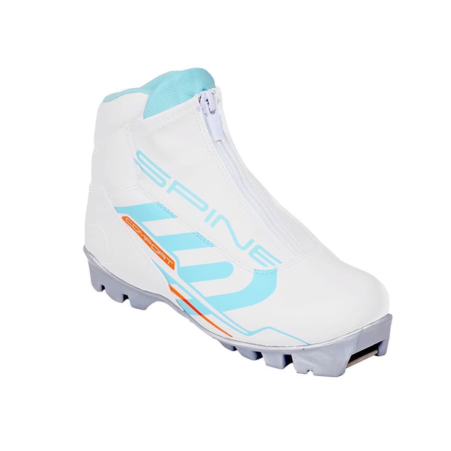 фото Ботинки для беговых лыж spine comfort 83/4 nnn 2019, purple/white, 37