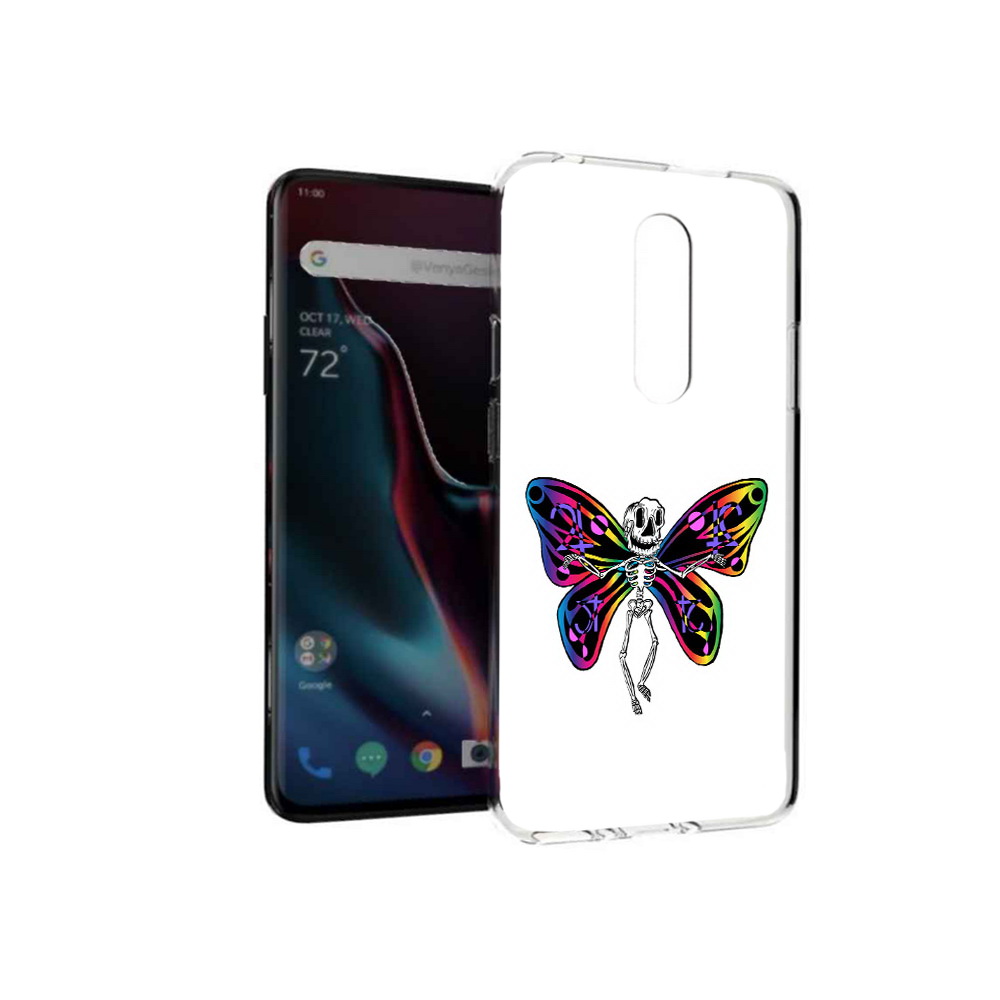 

Чехол MyPads Tocco для OnePlus 7 Pro эффект бабочки (PT139735.130.701), Прозрачный, Tocco