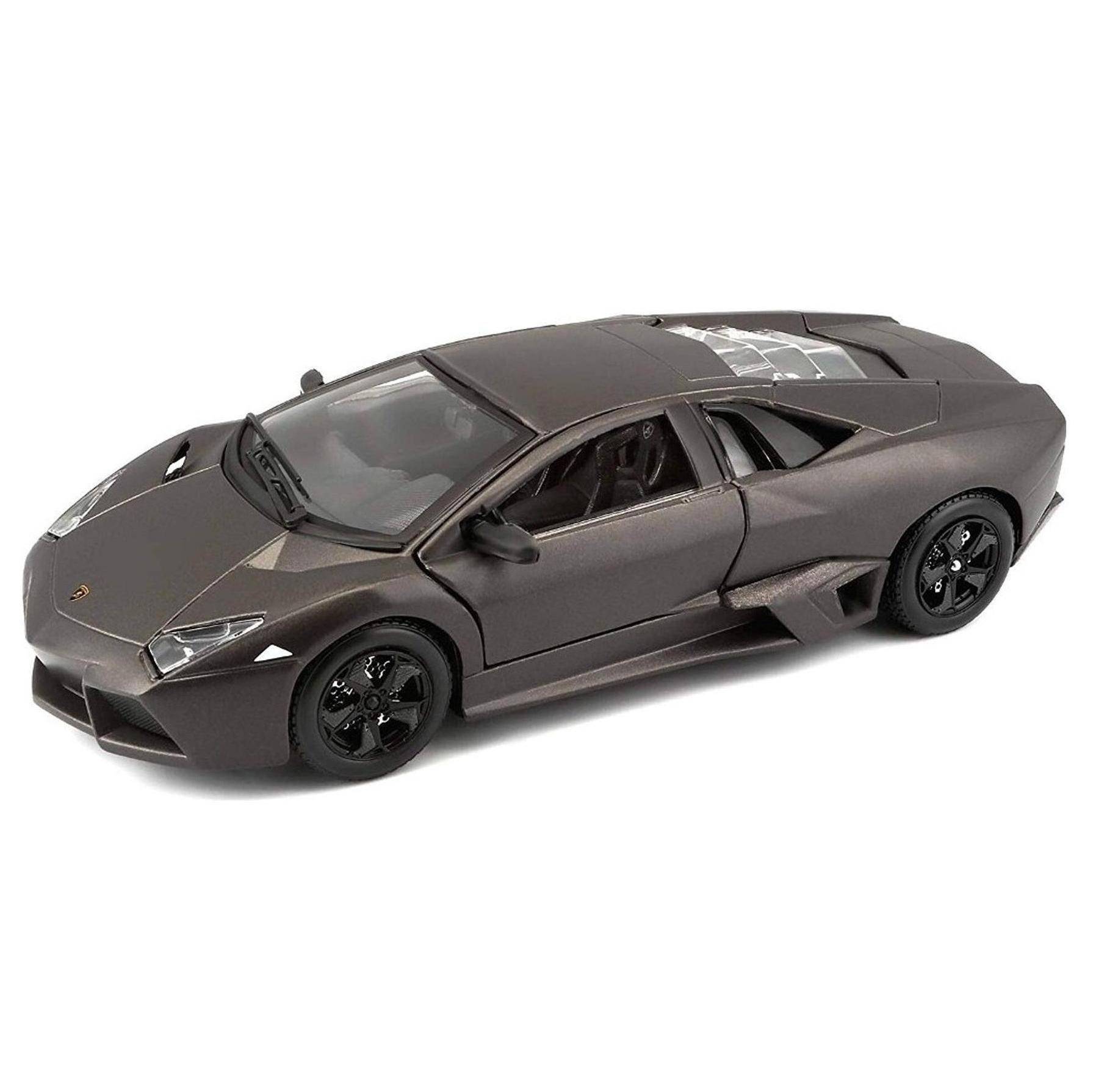 Игрушечная машинка Bburago металлическая 1:24 Lamborghini Reventon,серый металлик,18-21041 bburago 1 24 scale lamborghini avebtador sv coupe lp750 alloy luxury vehicle diecast cars model toy collection gift