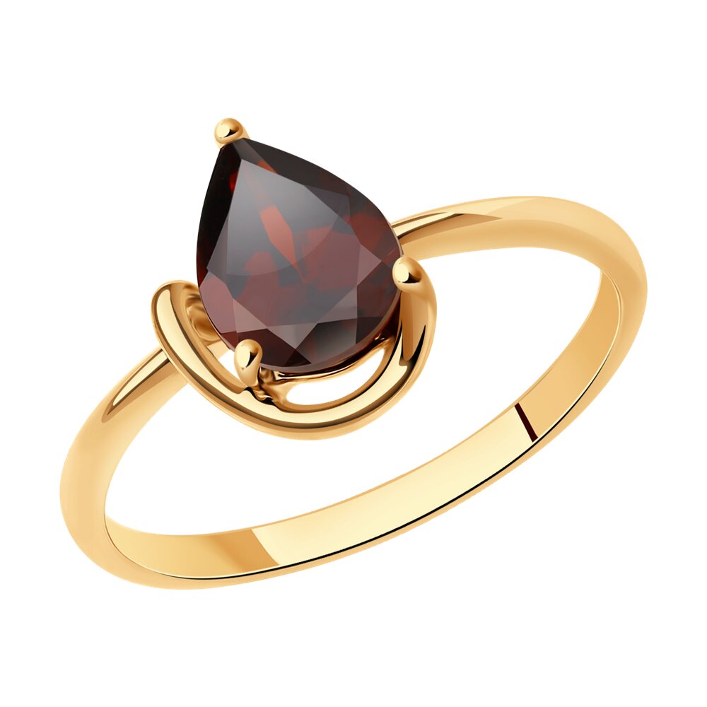 

Кольцо из золота р. , Diamant 51-310-01560-1, гранат, 51-310-01560-1
