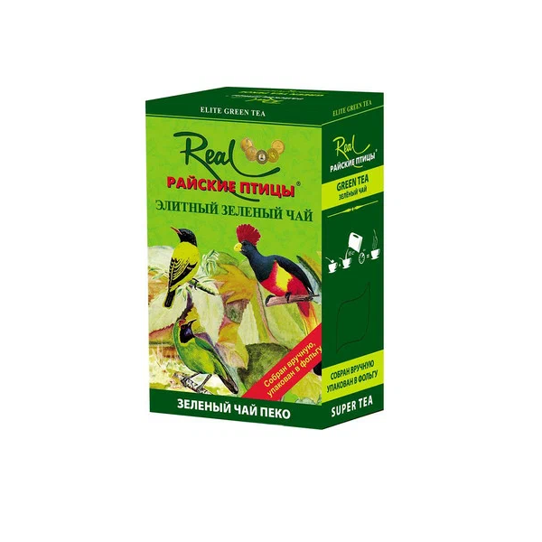 Чай зелёный Райские птицы Real Пеко, 100 г