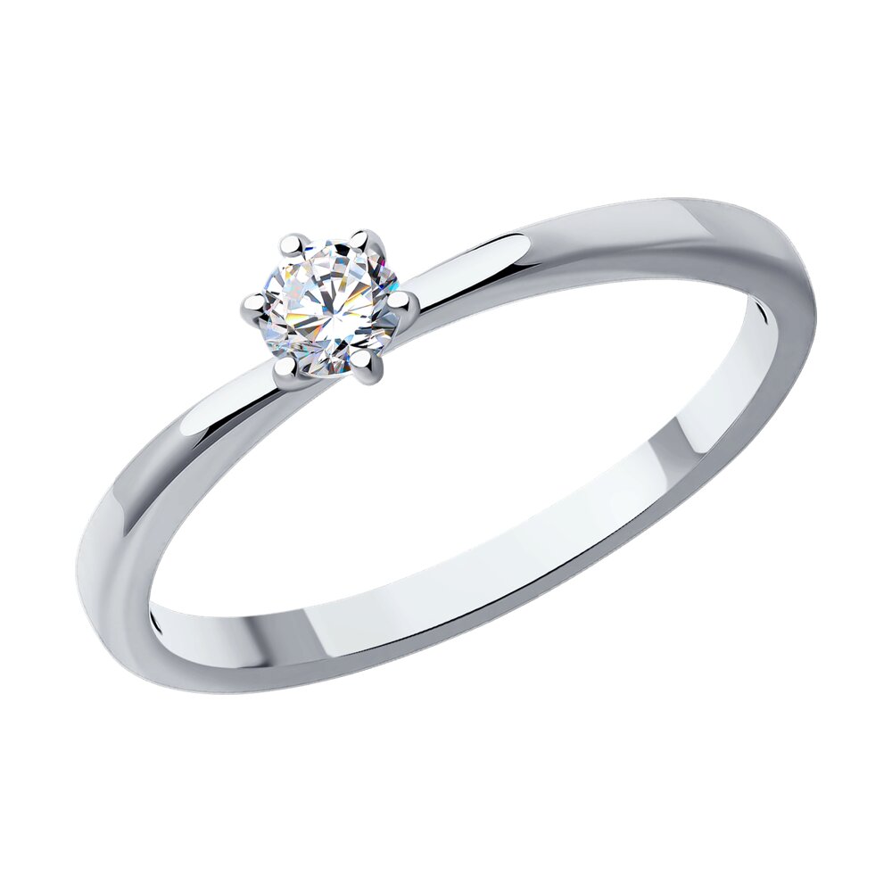 

Кольцо из золота р. 17,5 Diamant 52-210-01780-1, бриллиант, 52-210-01780-1