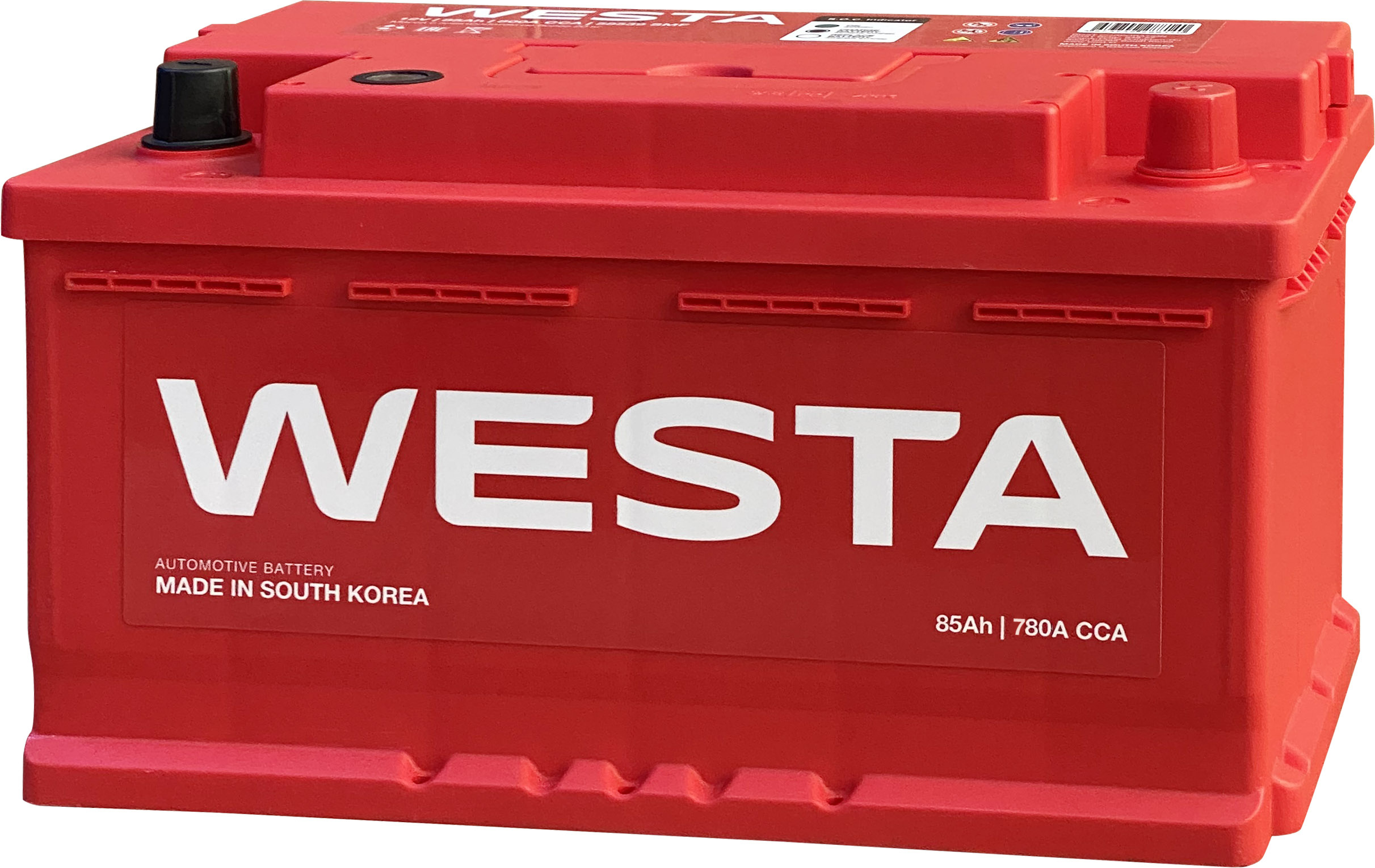 Аккумулятор для автомобиля WESTA Korea 58514 SMF 85 Ач 780 А обратная полярность
