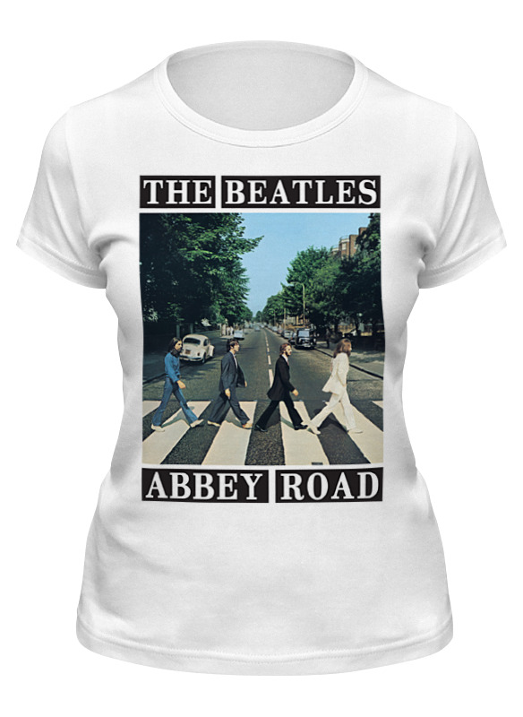 

Футболка женская Printio The beatles белая M, Белый, The beatles