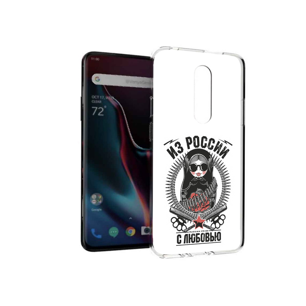 

Чехол MyPads Tocco для OnePlus 7 Pro Из России с любовью (PT139735.130.91), Прозрачный, Tocco