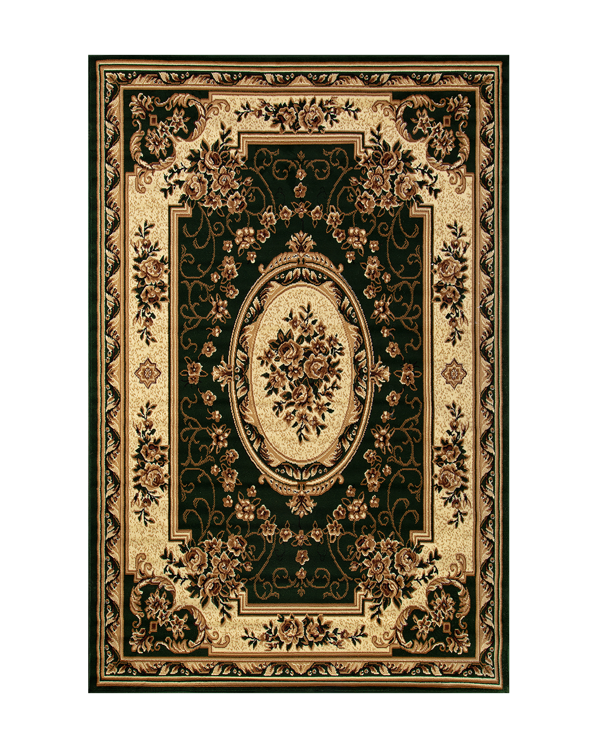 

Ковёр Merinos Laguna 80x150 прямоугольный зелёный, бежевый 5444