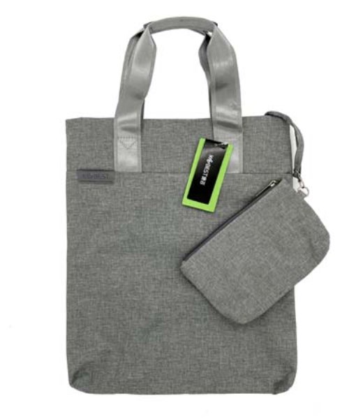 

Комплект (сумка+кошелек) унисекс NoBrand CM-13 серый, CM-13