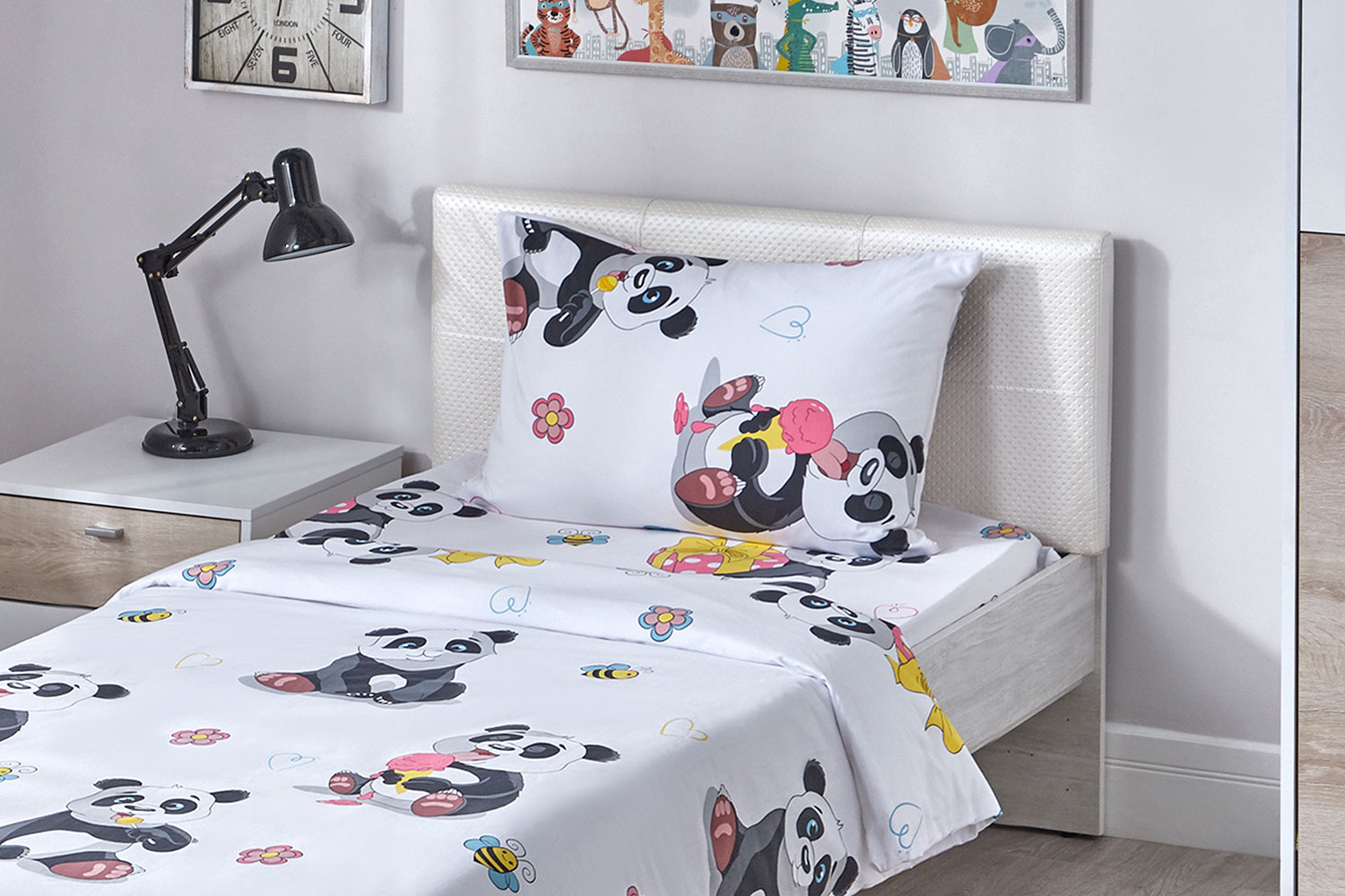 Комплект постельного белья MICASA Teenagers Cute panda