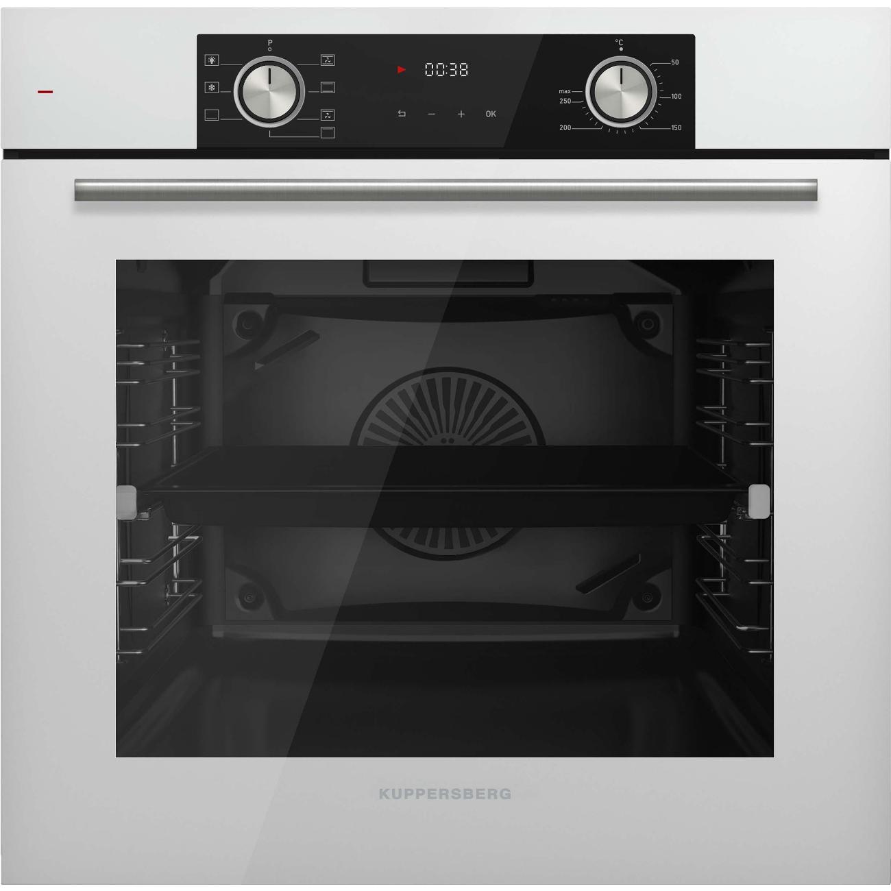 

Встраиваемый электрический духовой шкаф KUPPERSBERG HF 608 W белый, HF 608 W