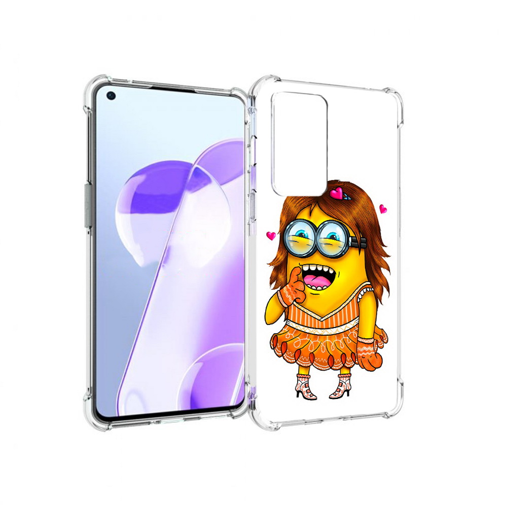 

Чехол MyPads Tocco для OnePlus 9RT Миньон девочка (PT172016.131.116), Прозрачный, Tocco