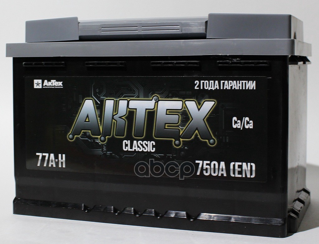 

77а/Ч 680а 12v Прямая Полярн. Стандартные Клеммы АкТех ATC 77-3-L