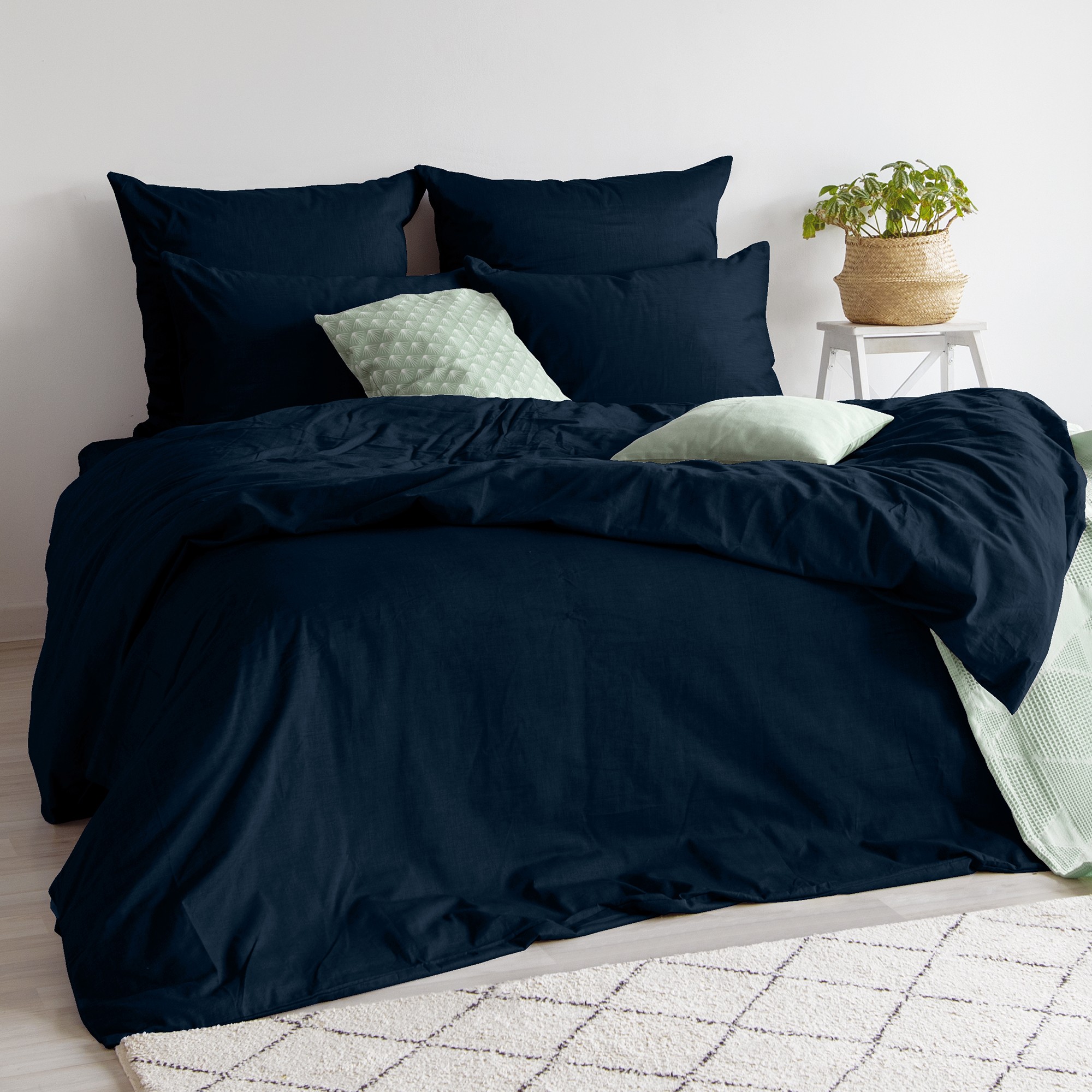 

Комплект постельного белья Verossa Сатин 2.0 СП нав. 50х70 Twilight blue