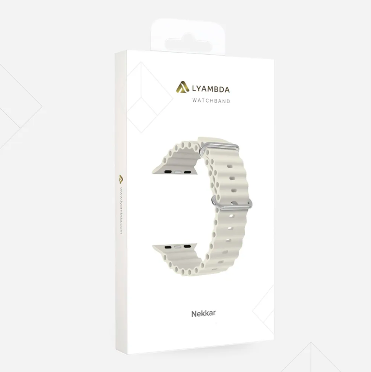 

Ремешок для смарт-часов LYAMBDA Nekkar для Apple Watch Light Beige (DSJ-39-40-LBG), Бежевый, Nekkar для Apple Watch Light Beige (DSJ-39-40-LBG)