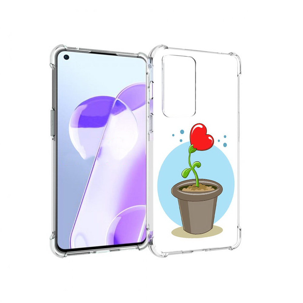 

Чехол MyPads Tocco для OnePlus 9RT Растение любви 14 февраля (PT172016.131.145), Прозрачный, Tocco