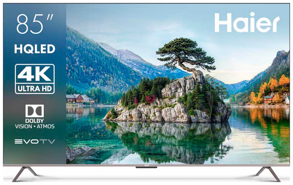

Телевизор Haier Smart TV S8 QD, 85"(216 см), UHD 4K, Серебристый, Smart TV S8 QD
